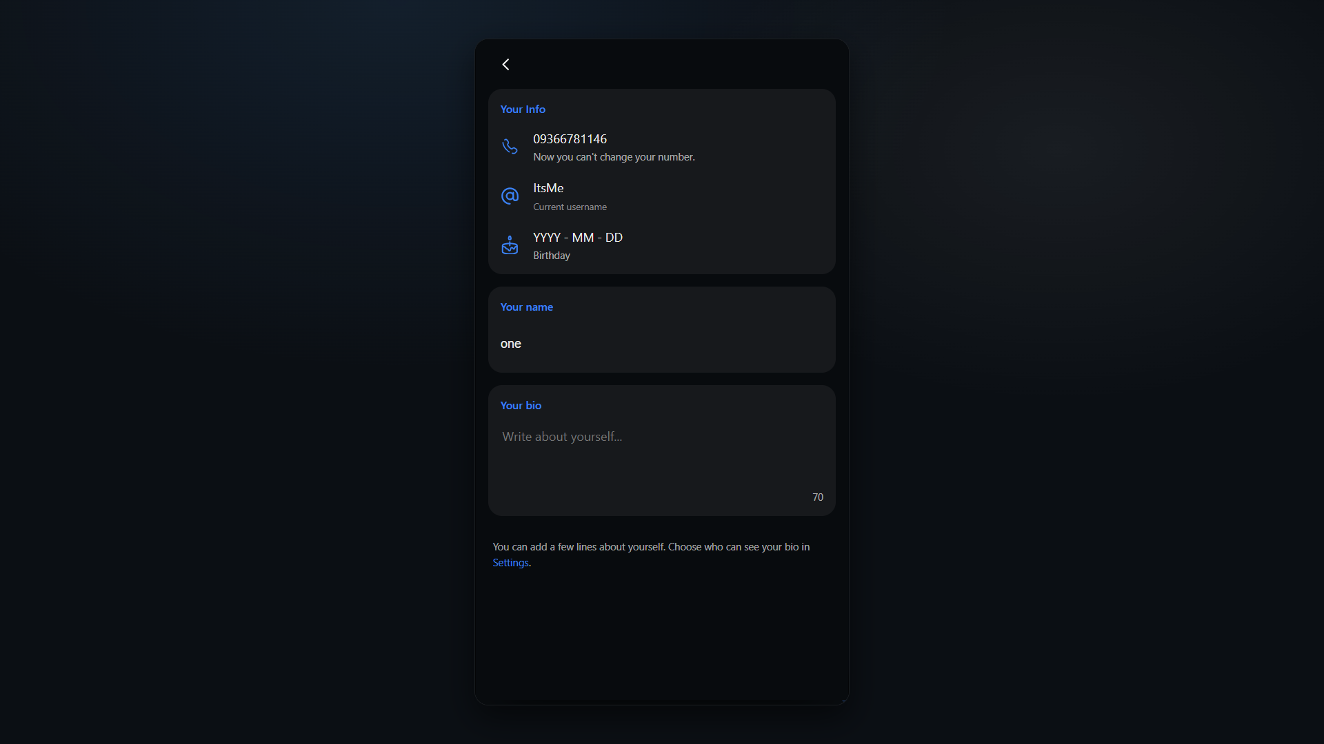 نمای ForUs Messenger - تصویر ۸