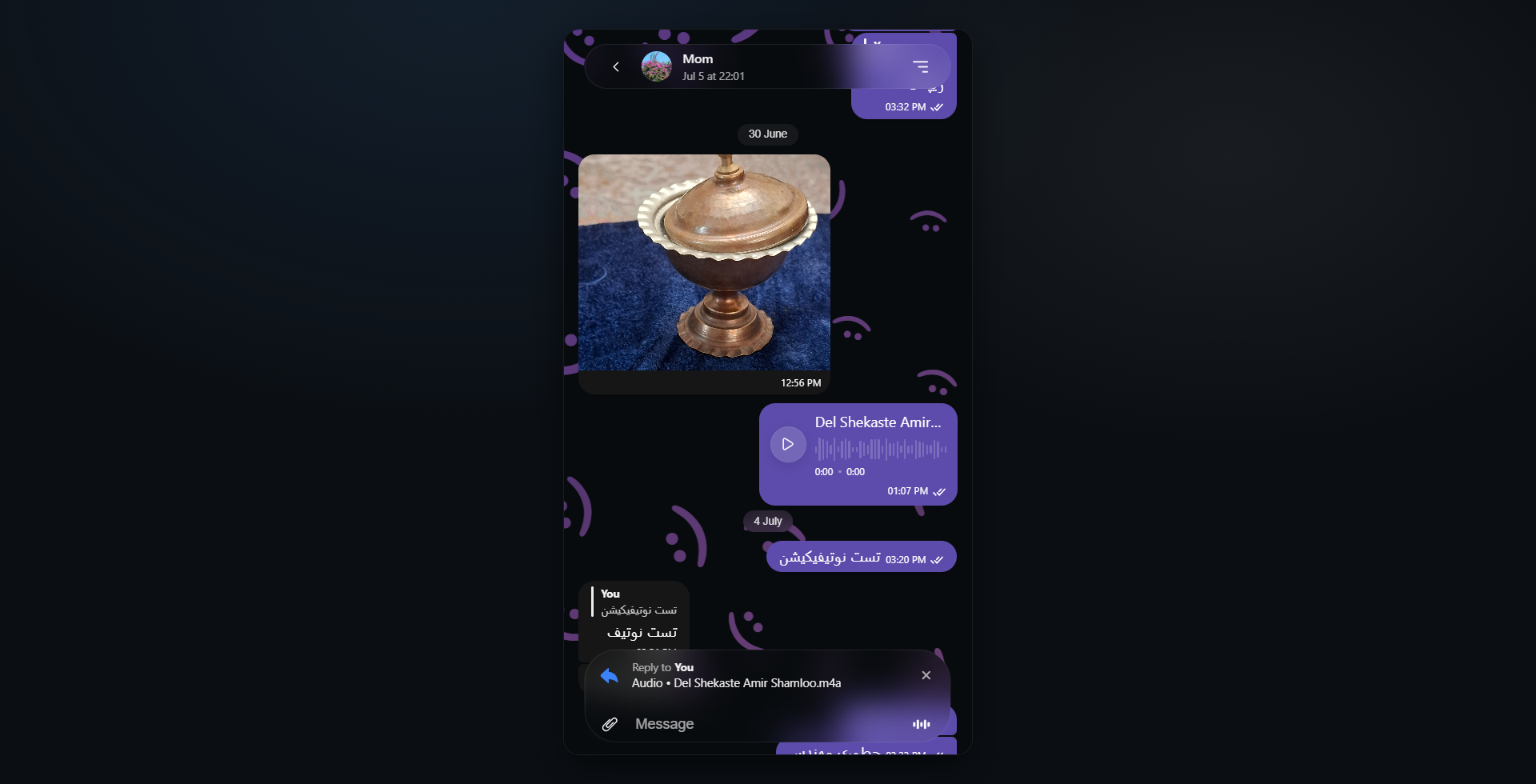 نمای ForUs Messenger - تصویر ۹